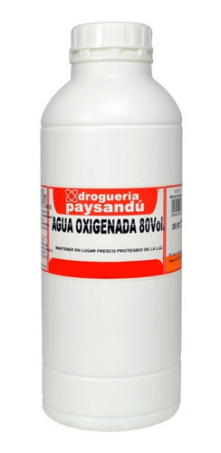 Droguería Paysandú Agua Oxigenada 80 Vol. 1 L 0