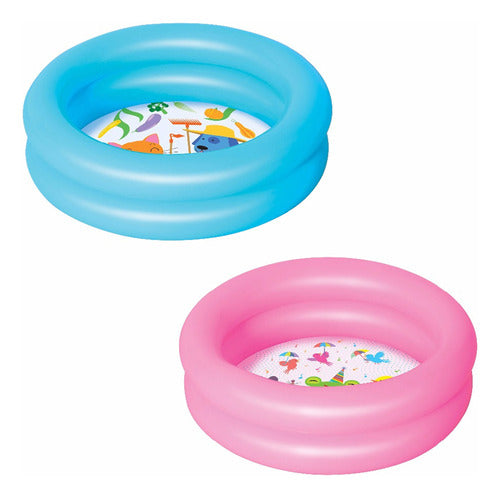 Bestway Inflatable Pool 2 Rings for Kids 21 Ltrs 1