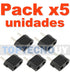 Toptecnouy Pack X5 Adaptadores Ficha Americana Patas Chatas A Redondas 1