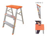 Folding Aluminum Step Stool Bench - 3 Steps - 120kg Capacity 0