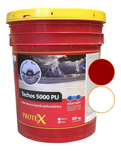 Protex Membrana Liquida Poliuretanica Profesional 20kg Protex 5000 7