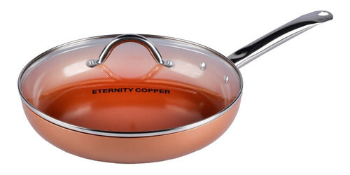 Eternity Copper Skillets Set of 3 1