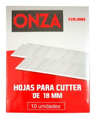 ONZA Repuesto Para Cutter 18mm X 10 Hojas 1