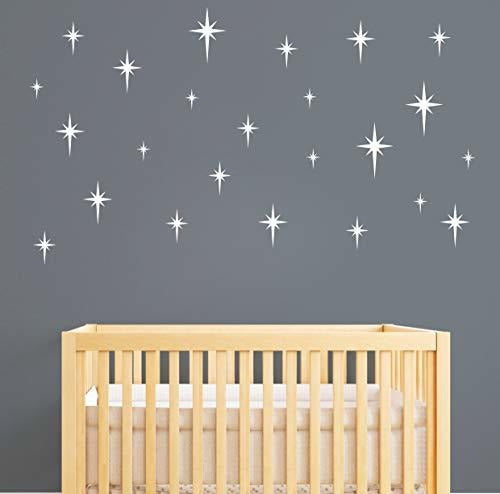 Gestyz Retro Star Design Vinyl Wall Stickers 2