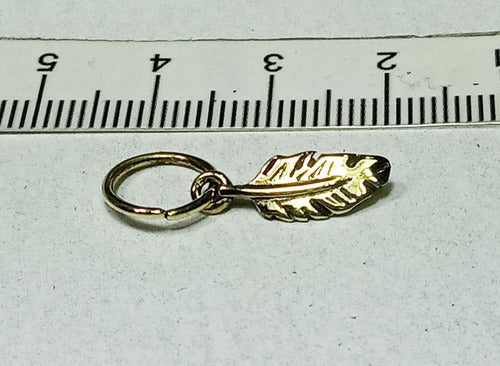 Custom Silver Feather Piercing 2 3