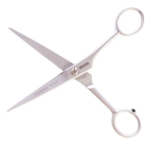 Vanta Premium 10 Professional Line Microdentated Cutting Scissors 6.0" 3
