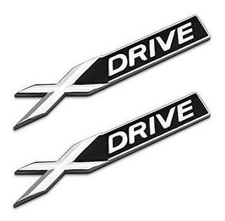 BMW Xdrive Emblems Badges Set for X1 X2 X3 X4 X5 X6 1