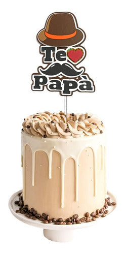 Pide un Deseo Cake Topper Papá 0