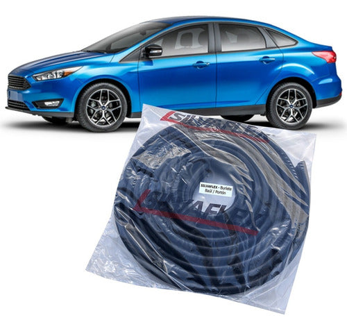 Silvaflex Trunk Weatherstrip for Ford Focus 4 and 5 Doors 2013-2016 - Burlete Para Baul Ford Focus 4 Y 5P 2013 Al 2019 Silvaflex