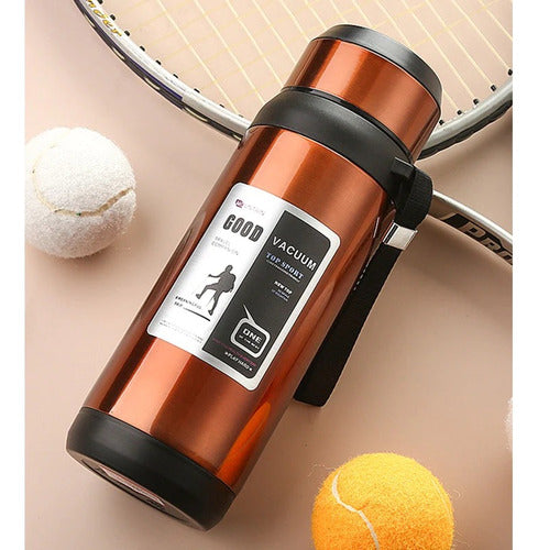 Fashion Sports 1L Vacuum Insulated Thermos with Cold Hot Thermal Spout 1