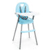 3-in-1 Baby Dining Chair Booster Seat High Low Lightweight + Bib 21
