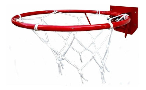 Juguetes Tradicionales Aro De Basquet Metal 45cm C/ 2 Resortes Y Red Sharif Express 0