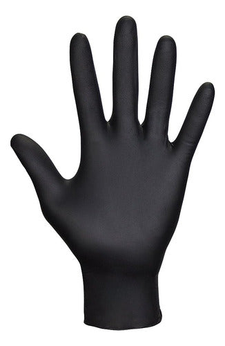 Guantes Desechables De Nitrilo Sin Polvo Raven 7 Mil -sin Lá 0