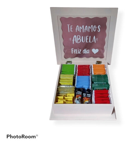 Caja De Te Para Regalar Personalizada Sobres De Té , Tea 2