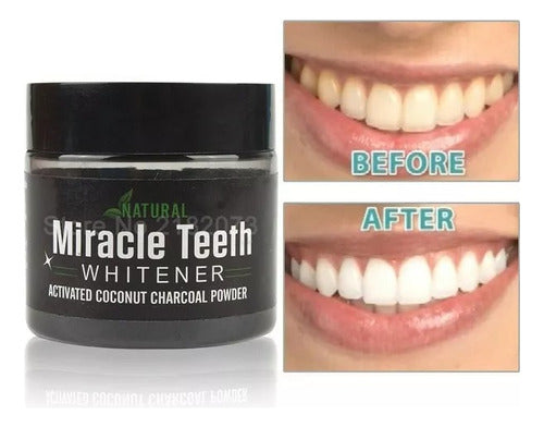 Miracle Teeth Whitener Coco Charcoal Dental Bleaching Paste 5