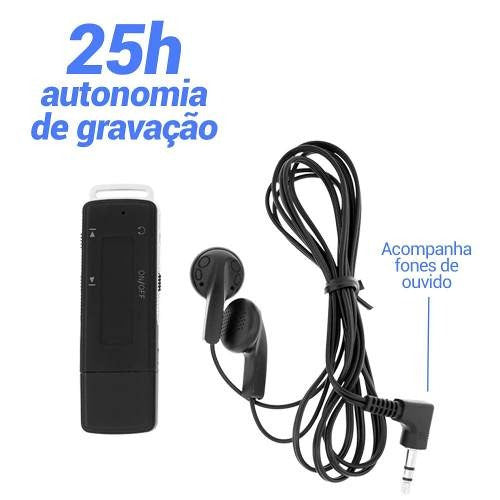 Aparelho De Gravação Voz  Gravar Audio Mini Gravador Be1 1