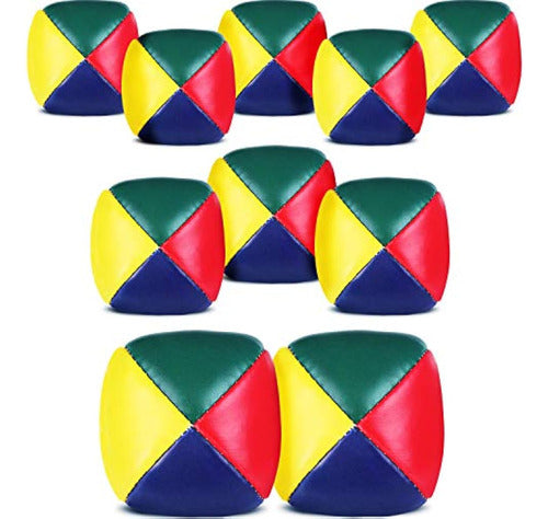 Patelai 10-Count Juggling Balls Set 6