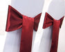 Set of 50 Chair Bows + 12 Table Runners Satin Fabric Ribbons Event Offer 3
