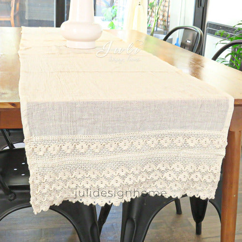 Boho Decorative Handcrafted Gauze Table Runners 2m 4