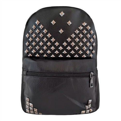 Iko Shop Eco Leather Backpack with Studs 0