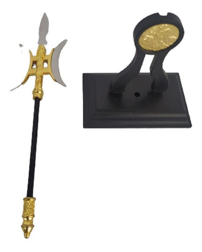 Espada Lança Kung Fu Miniatura 23 Cm Aço 1