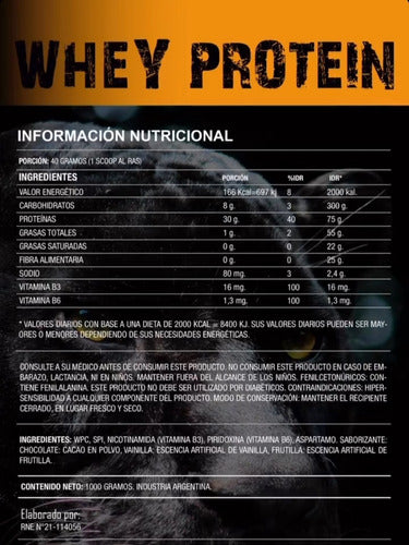 Infinit Nutrition Whey Protein 1 Kg 14