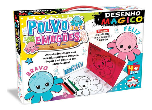 Brinquedo Educativo Desenho Mágico Polvo Emoções 1