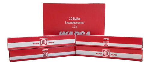 Wapsa 4 Bujias De Precalentamiento Duna Diesel 039 1