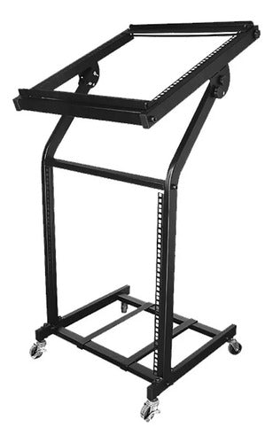 Venetian Rack Stand C/ruedas MX-2 Consola Sonido 16 Unidades 0