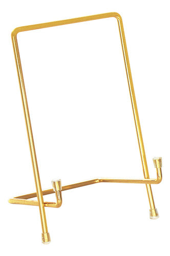 Expositor De Metal Dourado Xl Para Artesanato De Decoração D 0