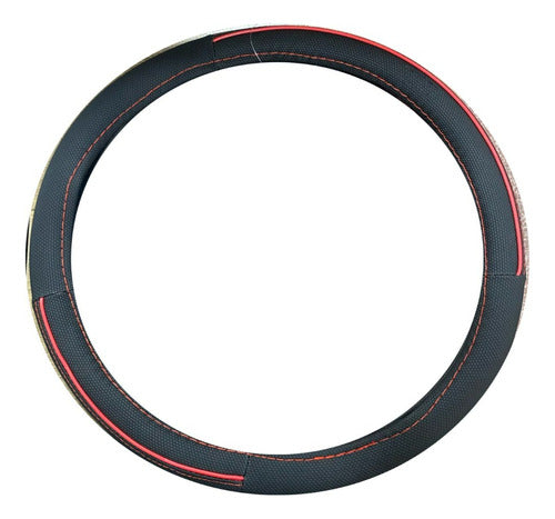 QKL Reinforced 38cm Steering Wheel Cover for Ecosport, Fiesta, Focus 0