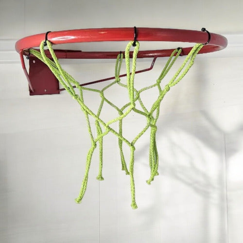 CHICES Aro De Basquet Nro 5 De Metal Con Red Juego Basket 38cm 1