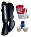 Final Fighter Combo Kit Kids Kick Boxing MMA Gloves and Shin Protectors 3