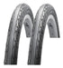 Pack of 2 Black Chain Bicycle Tires 700x35 Wanda Tyre 0