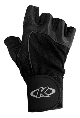 K'nex Weightlifting Gloves with Cushioned Palm Protection Leather 0