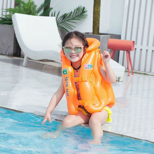 Explorer Fan Inflatable Child Life Vest 40cm Floater 1