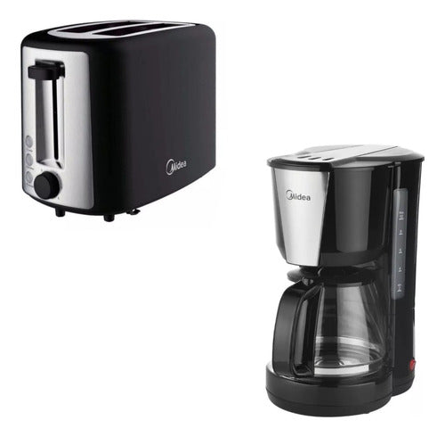 Midea Breakfast Combo - Toaster + Coffee Maker 0