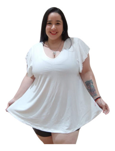 PLOX Tienda Oficial Evasee Morley T-Shirt Plus Size 10 to 14 6