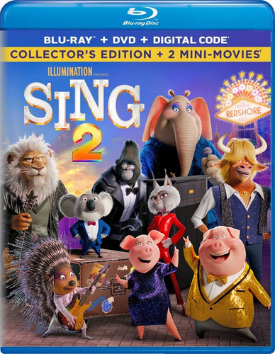 Blu-ray + Dvd Sing 2 / Ven Y Canta 2 0