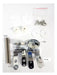 Grupo Avino Toilet Lid Replacement Hinges Set 5