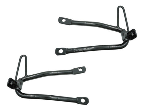 Tecnomoto X2 Metal Supports Foot Pegs Yamaha Xtz125 0