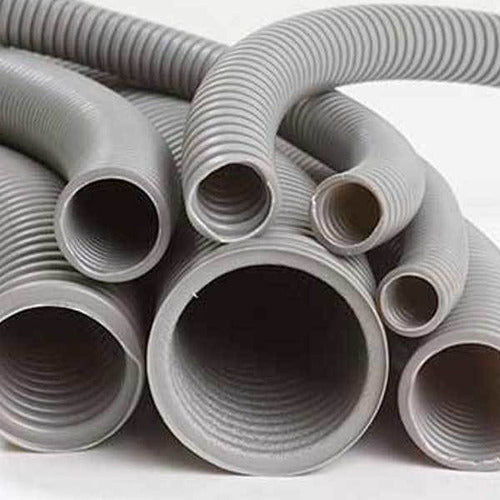 Huferjo Corrugated Gray Pipe 750 1 1/2 X 25m 1