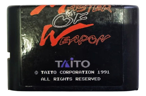 Master of Weapon Cartridge | 16 Bits Retro - Local -mg- 0
