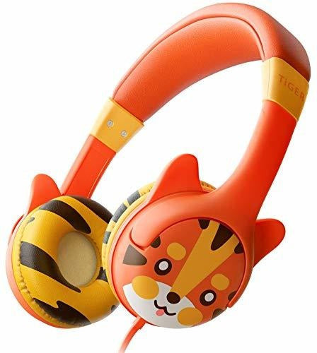 Kidrox Tiger-ear - Auriculares De Diadema Para Niños (volume 0