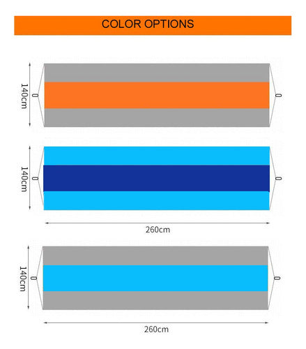 Lasa Hamaca Paraguaya 2 Plazas Extra Grande 260x150 Cm 2