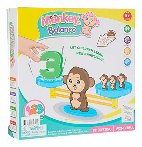 Juego Educativo Balanza Monito Con 3 Niveles Toy Store 5