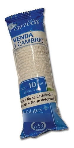 Venda Cambric Orillada Blanca 5cm X 3mts X10u 0