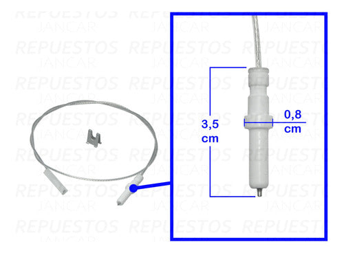 Sabaf Ignition Electrode for Florencia Stove 1