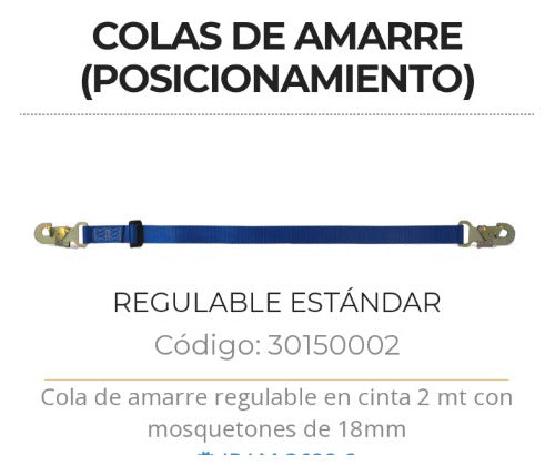Adjustable 2 Meters Polyester Tie Down Strap with Steel Carabiner - X-Urban Standard 3