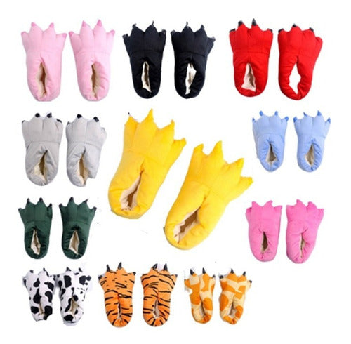 Gray Koahla Slippers with Claws 4